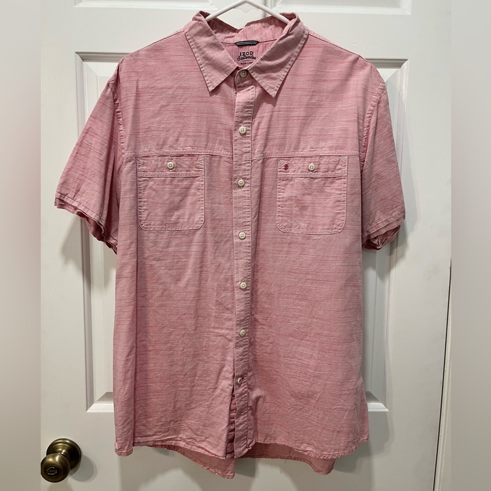 Men’s Izod short sleeve button down
